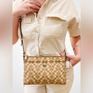 Coach Peyton Dream C Signature East West Crossbody #51364 - FREE CHARM